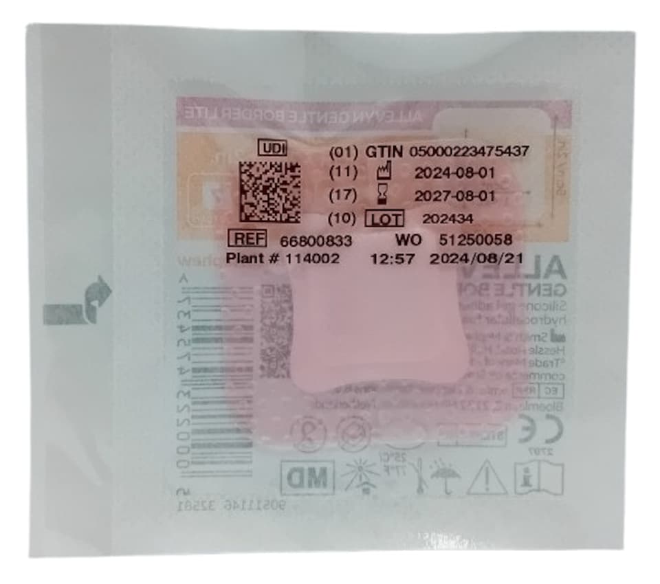 image 1 of Allevyn Gentle Border Lite Foam Dressing 5cm x 5cm – Box of 10