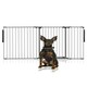 image 1 of Bettacare Premium Multi Panel Flexible Pet Barrier, up to 200cm Wide, Grey, 70cm High, Dog Barrier for Pets Dogs and Puppy, Easy Installation Grey