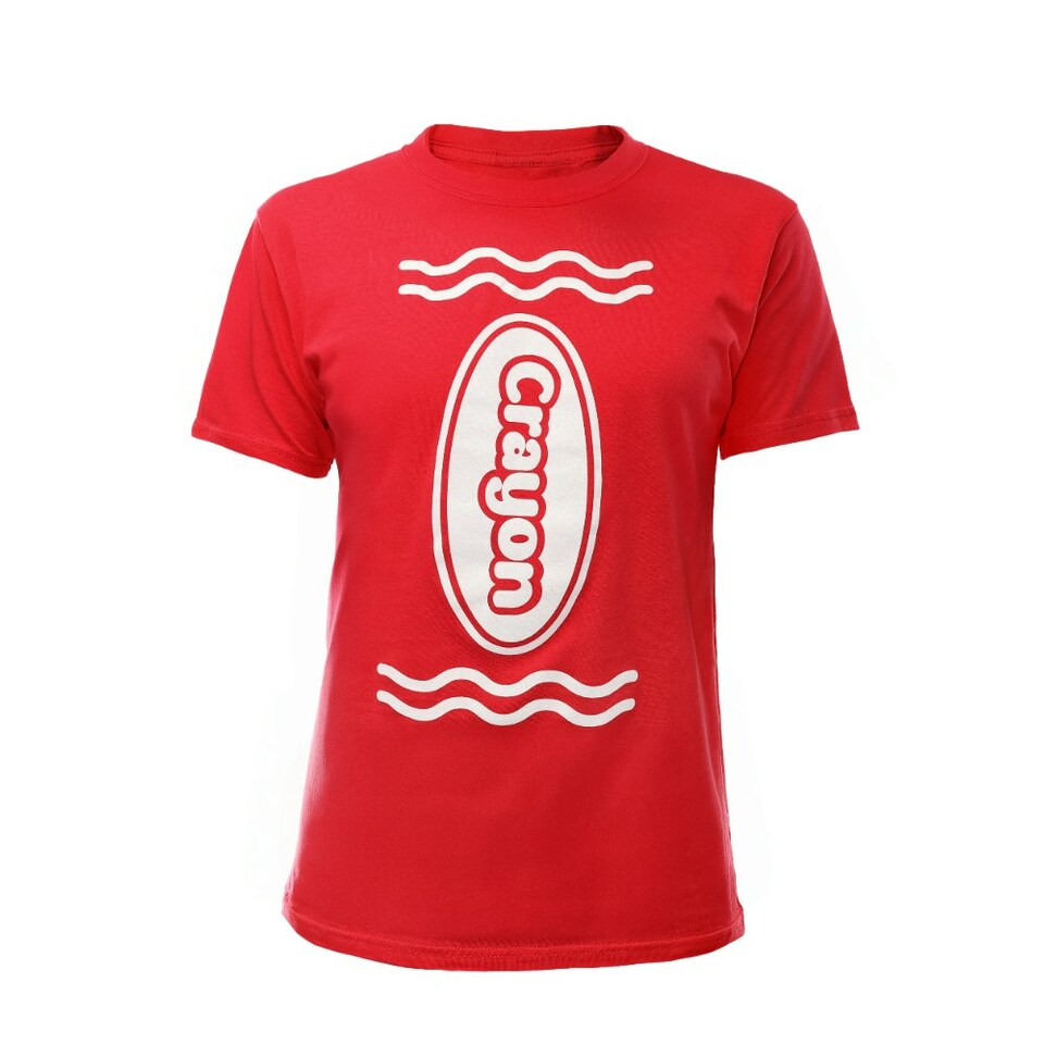 image 1 of Red Crayon T-Shirt Red | 2XL