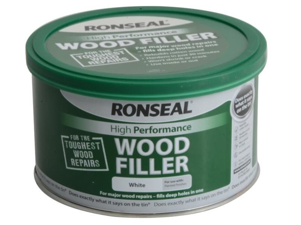 Ronseal - High-Performance Wood Filler White 275g
