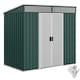 image 6 of Outsunny 6.5x4FT Garden Shed Lockable Metal Tool Shed Green