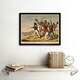 image 2 of Painting Satire Nelson Napoleonic War UK 12x16" Framed Wall Art Print