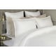 image 2 of Belledorm Savoy Embroidered Detail Flat Sheet - Oyster - King/Super King Grey | Grey | King