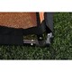 image 5 of Precision Aluminium Folding Football Goal - Coral/Black - One Size
