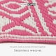 image 3 of Homescapes Outdoor Rug Luxury Waterproof Reversible Recycled, For Garden, Tia Aztec | Pink | Pink and White