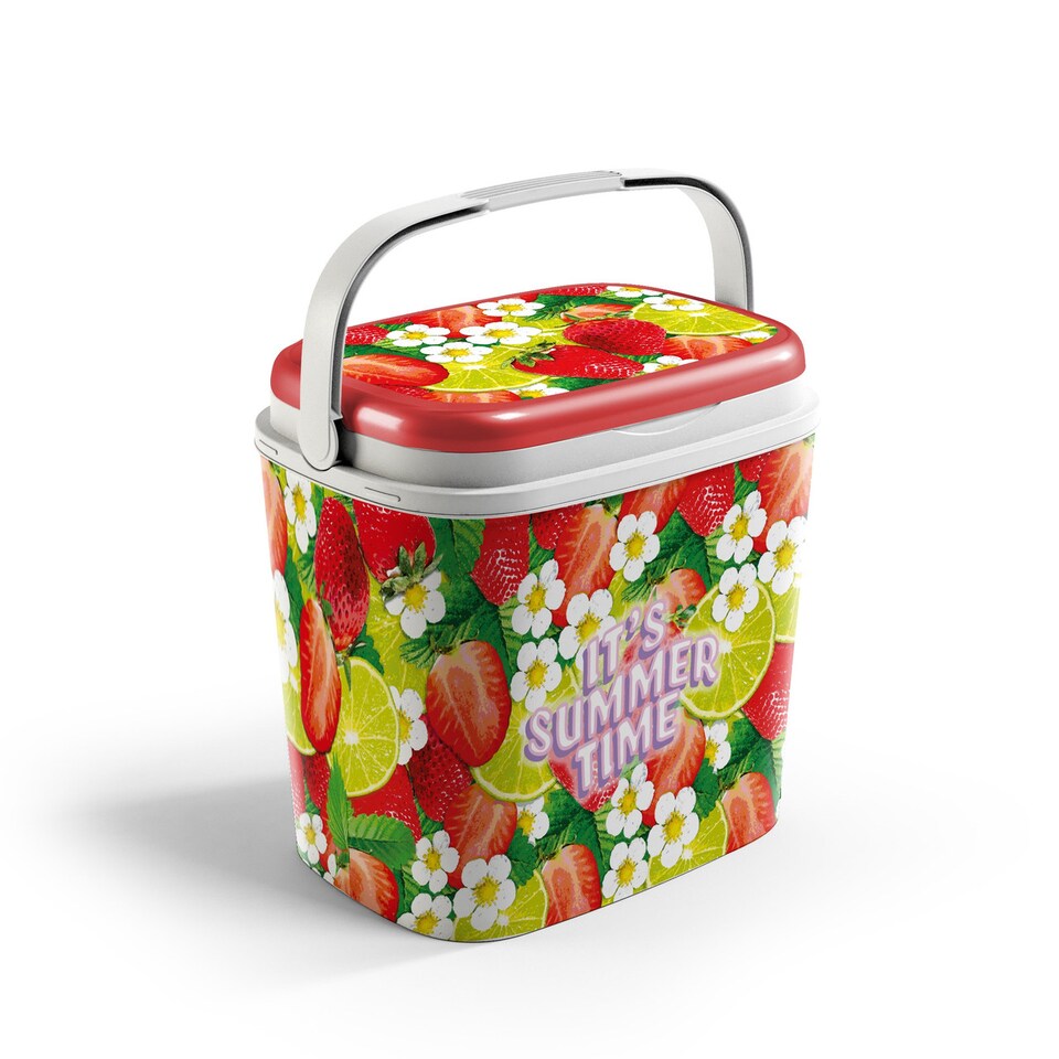 image 1 of 27L Travel Cooler Box With Ice Packs | Green | 1