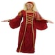 image 1 of Red Tudor Velour Dress and Headpiece Red | M