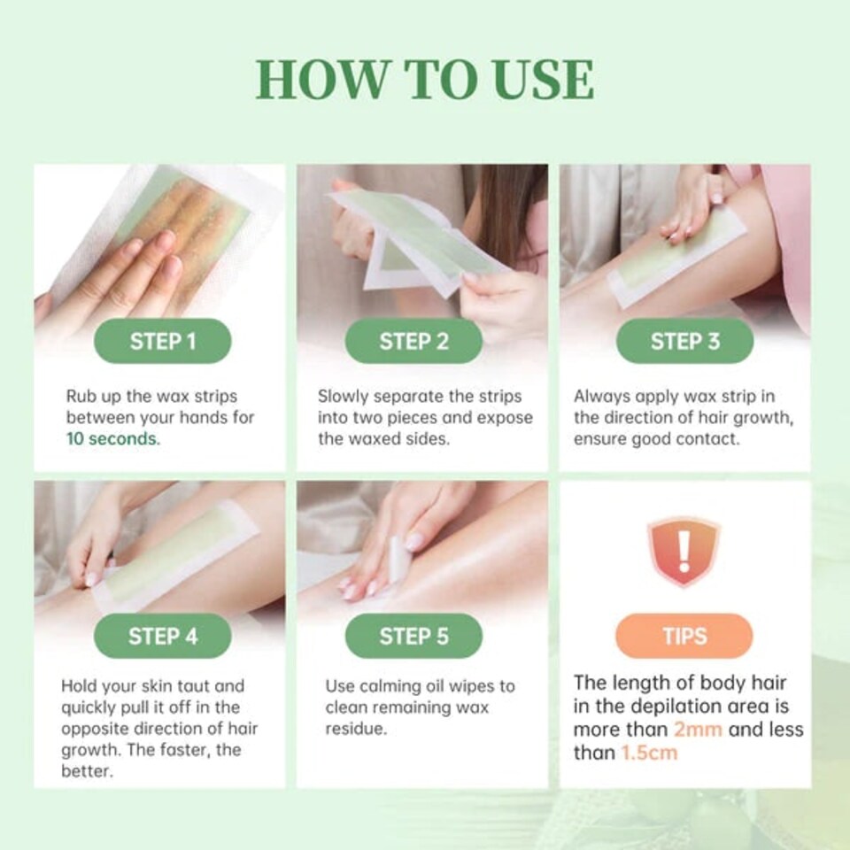 image 1 of Beauty Formulas Argan Oil Wax Strips Hair Remover For Legs And Body 20 Wax Strips