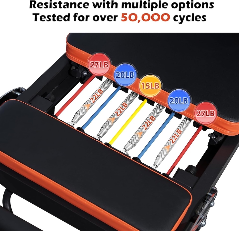 image 1 of Alivio Foldable Full Body Pilates Reformer Machine for Home Gym