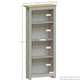 image 3 of Vida Designs Arlington 4 Tier Bookcase Shaker Style Display Storage, Grey & Oak