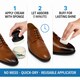 image 4 of Premium Shoe Cream - Moisturise, Nourish & Polish Leather Shoes - Dark Brown  (2 Pack)