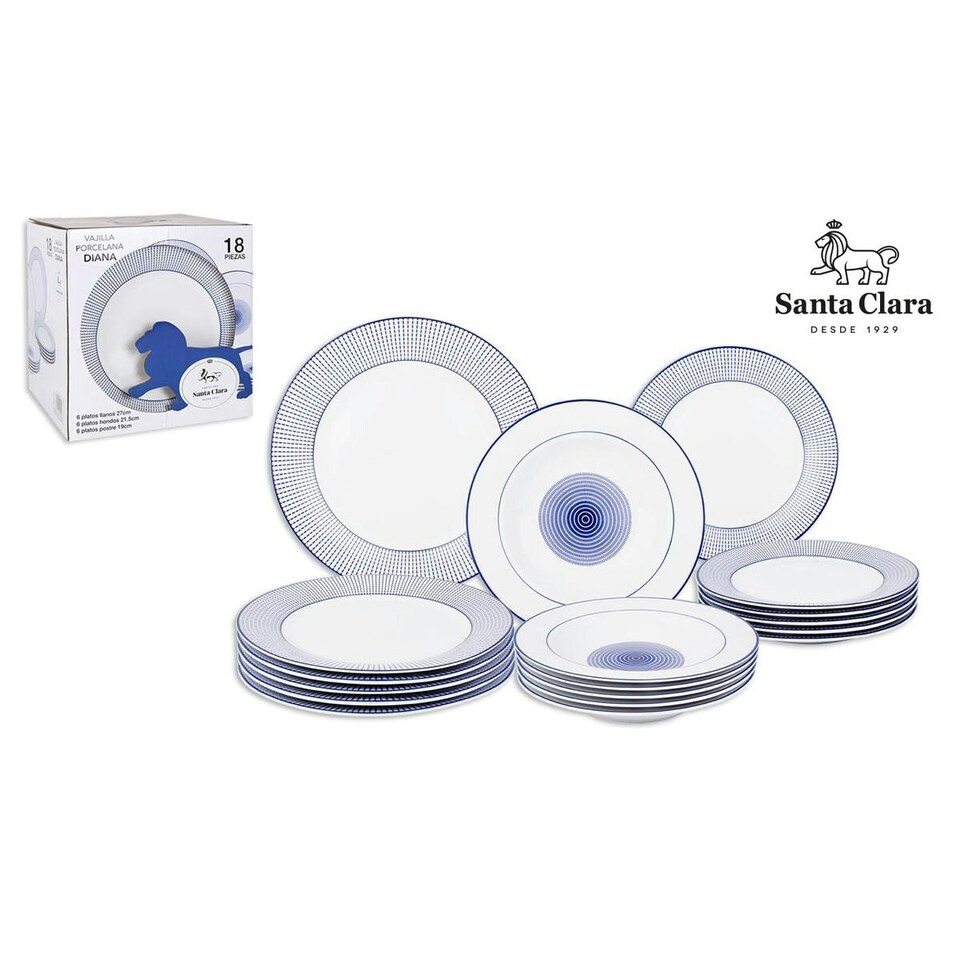 image 1 of Tableware Santa Clara Diana Circular (2 Units)