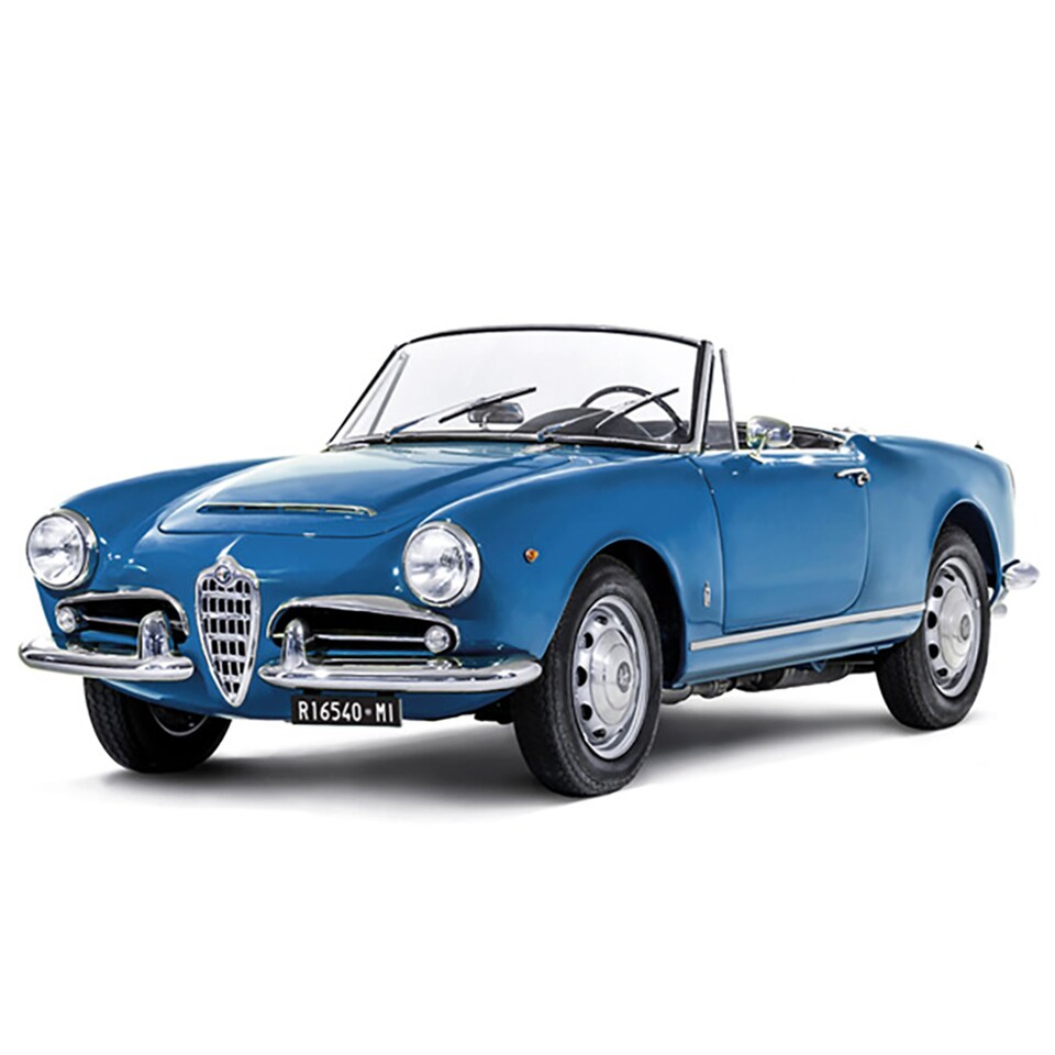 image 1 of Italeri Alfa Romeo Giulia 1600 Spider Classic Car Model Kit Scale 1-24