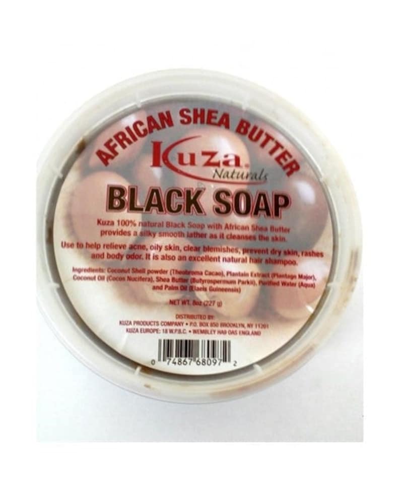 Kuza  African Shea Butter Black Soap 227 g