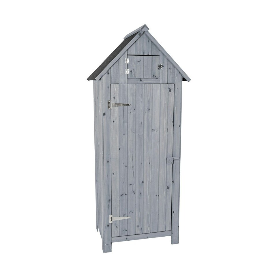 image 1 of Bideford Tall Garden Storage Unit Blue