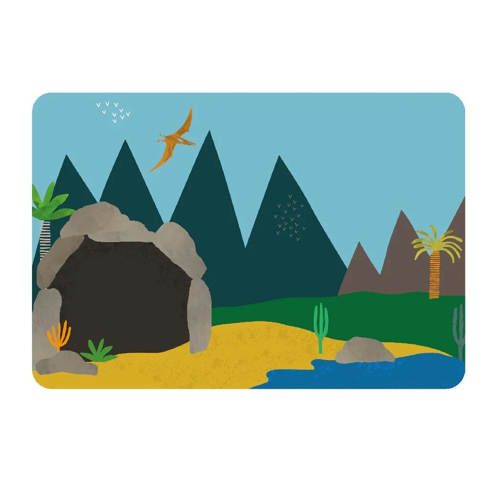 image 1 of Floss & Rock Magnetic Activity Scene - Dinosaur