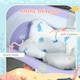 image 6 of ZONEKIZ Foldable Baby Bathtub w/ Non-Slip Support Legs, Cushion Pad - Purple