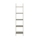 image 2 of Core Products Corona Grey Ladder Design Shelf Unit, Grey Wax Finish L180.0cm x D35.0cm Grey