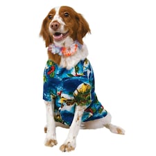 Rubies Luau/Beach Party Dog Costume - Blue - XL-28in-26.5in