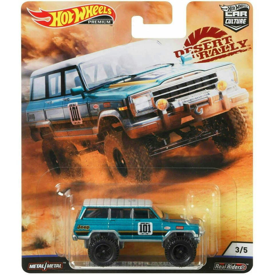 image 1 of Hot Wheels Premium Car Culture '88 Jeep Grand Wagoneer 1:64 Scale Die-Cast Vehicle