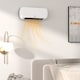 image 2 of HOMCOM Electric Heater, 2000W Wall Mounted Ceramic Space Heater with Remote Control, 3 Modes, Timer, Overheat Protection for Home, White