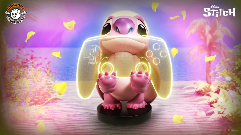 image 1 of Cable Guys Originals Lilo & Stitch Angel Controller Holder and Phone Stand