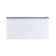 image 1 of Pack of 12 DL Clear Zippy Bags with Grey Zip