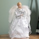 image 2 of 30cm White & Silver Christmas Tree Top Fairy Angel House Decoration Ornament