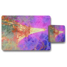 Pinky tower (Placemat & Coaster Set)
