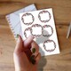 image 2 of Casino Design Round Stickers 88mm - Sheet of 6