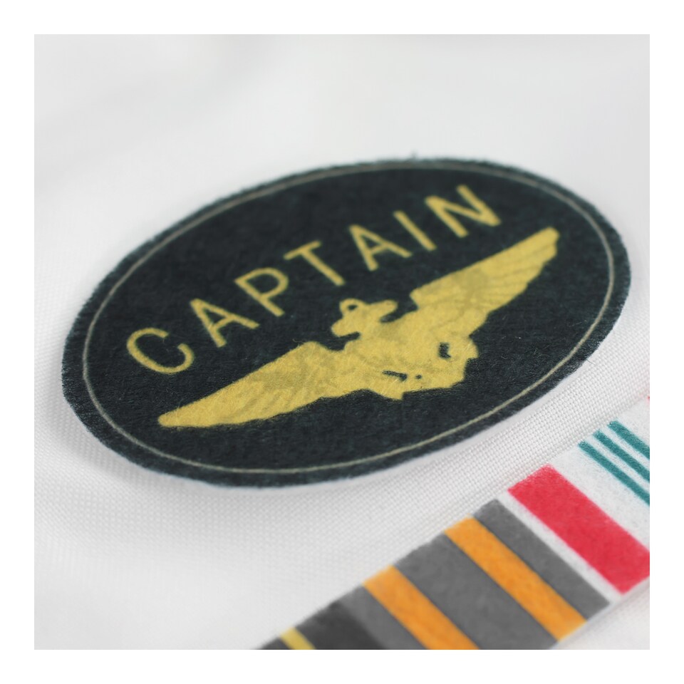 image 1 of Sailor Captain Costume - 2 Pcs - Jacket & Trousers | White | M
