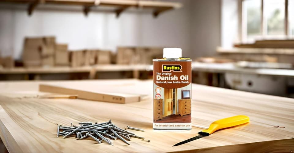 image 1 of Rustins The Original Danish Oil 250ml | Clear | 250ml | 1