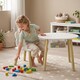 image 8 of AIYAPLAY Kids Table and Chairs Set with Storage Bag White