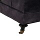 image 2 of Interiors by Premier Grey Velvet Ottoman Grey