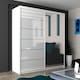image 2 of Stylish 200cm Bedroom Wardrobe with Sleek Design & Space-Saving Sliding Doors White | White200cm