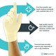image 4 of Unigloves Unicare Natural Latex Powder Free Gloves - Box of 100x Cream | Large