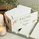 image 5 of Personalised Abstract Rose White Wooden Crate White