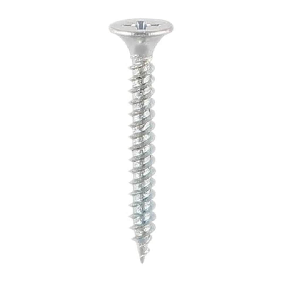 image 1 of Timco - Drywall Metal Stud Plasterboard Screws - PH - Bugle - Fine Thread - Zinc (Size 3.5 x 38 - 1000 Pieces)