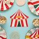 image 2 of Circus Tent Luncheon Paper Napkins 3 Ply 32cm - Pack of 16 | Multi