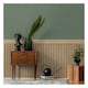 image 2 of AS Creation Wood Slats Dado Panel Wallpaper - Natural/Black - 5m x 106cm Cream