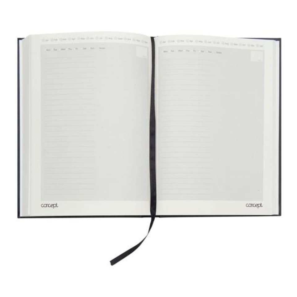 image 1 of A5 Page A Day Undated Diary by Concept Green