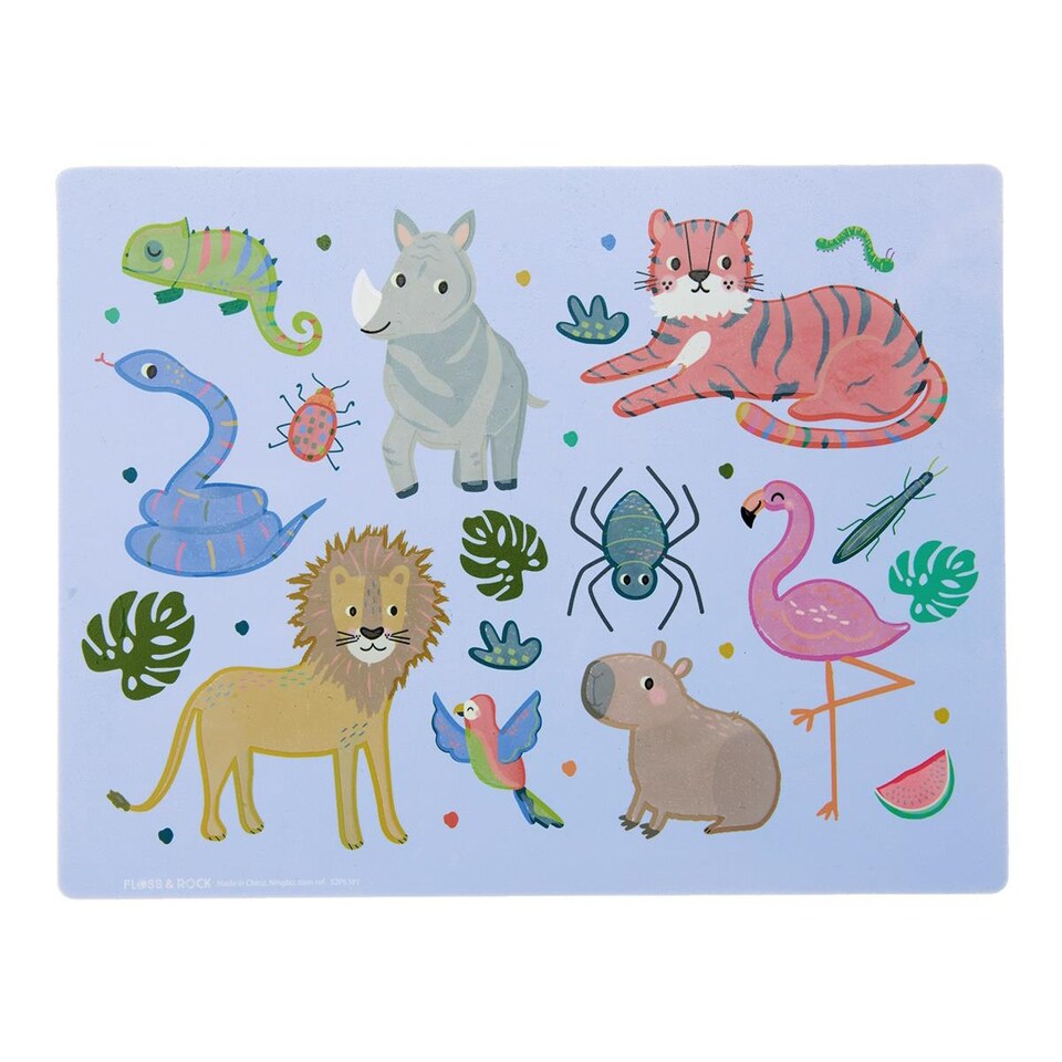 image 1 of Floss & Rock Magic Water Colouring Placemats - Jungle