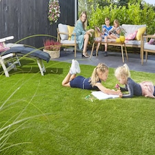 eDecks Ampleforth Artificial Grass, Outdoor Garden Turf - H 40mm x W 2m x L 3m