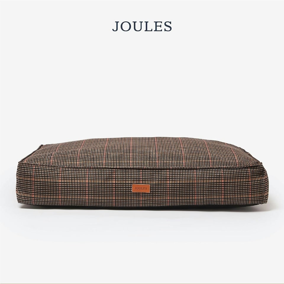image 1 of Rosewood Joules Henson Check Dog Mattress Bed | Multi | L | 1