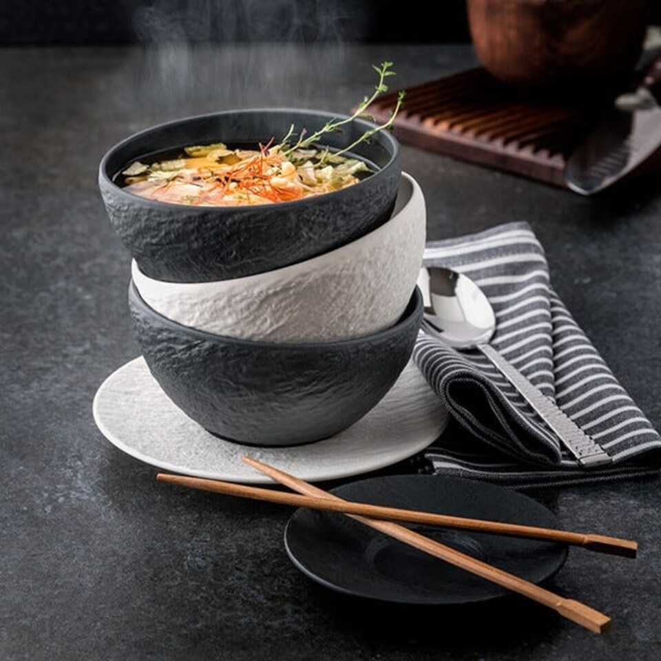 image 1 of Villeroy & Boch Manufacture Rock Blanc Universal Coupe Plate