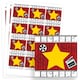 image 1 of Hollywood Design 65mm Square Sticker sheet of 12
