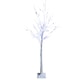 image 1 of 1.8m (6ft) Outdoor Christmas Light Up White Birch Tree with 80 Multicoloured LEDs
