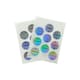 image 1 of Pack of 18 Cool Holographic Round Labels 24mm