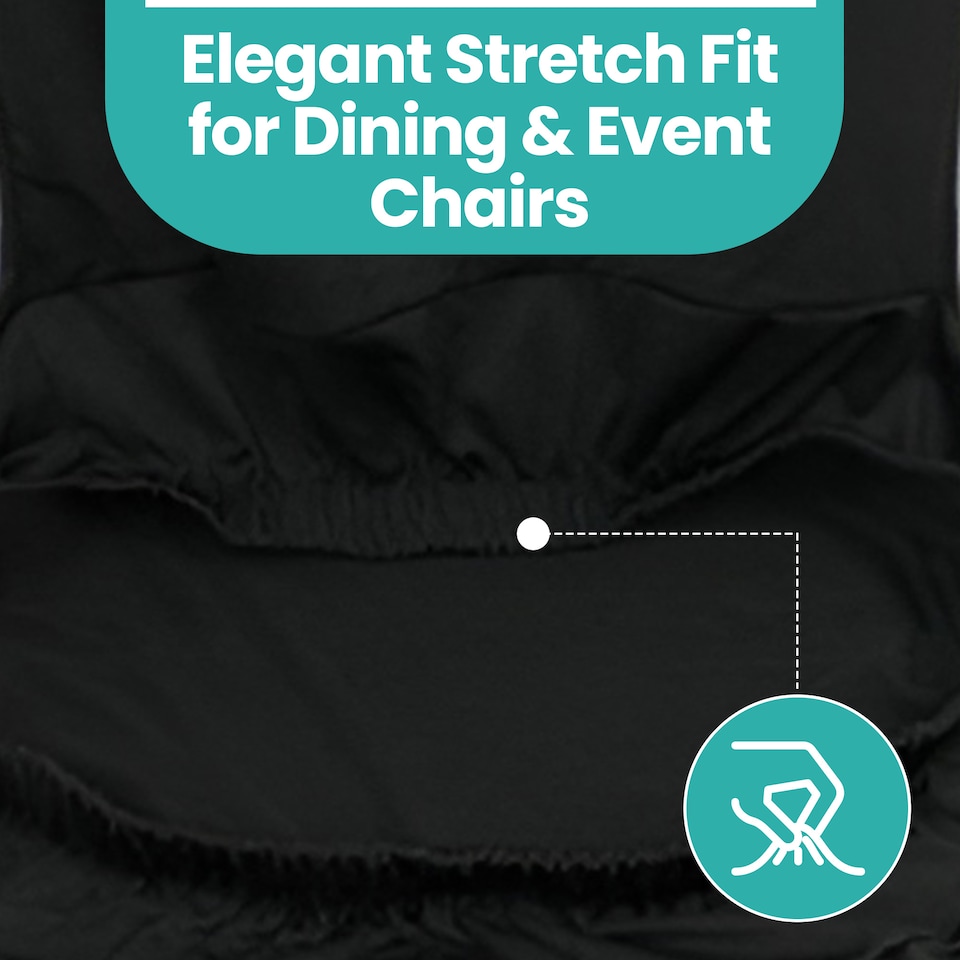 image 1 of High-Back Chair Covers Spandex Stretch, Chair Protective Slipcover