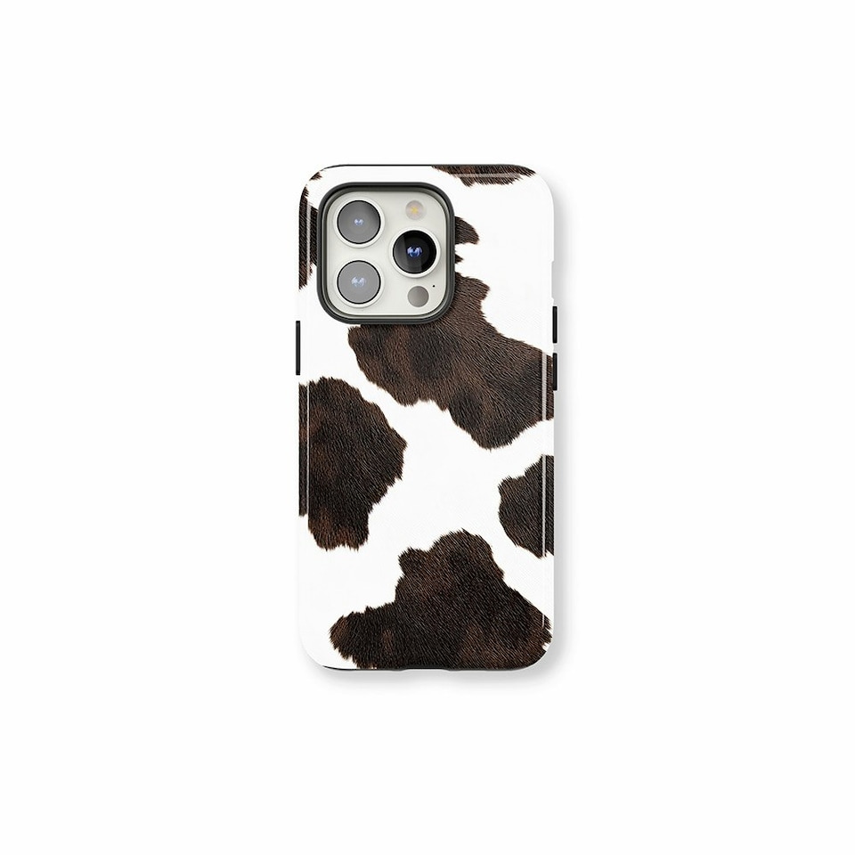 image 1 of Cow Hide Phone Case | Brown | iPhone 16 Pro
Slim | iPhone 16 Pro
Slim